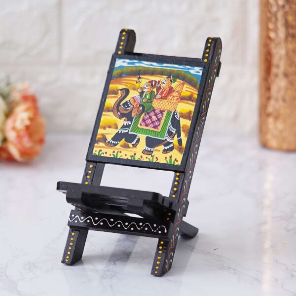 Wooden mobile stand chair - Image 2