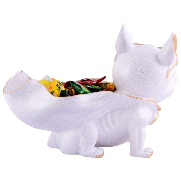 Cool Dog Showpiece with Plate for Home Dcor Item | Kitchen,Bedroom,Office,Dinning Table Decorative Item - Image 3